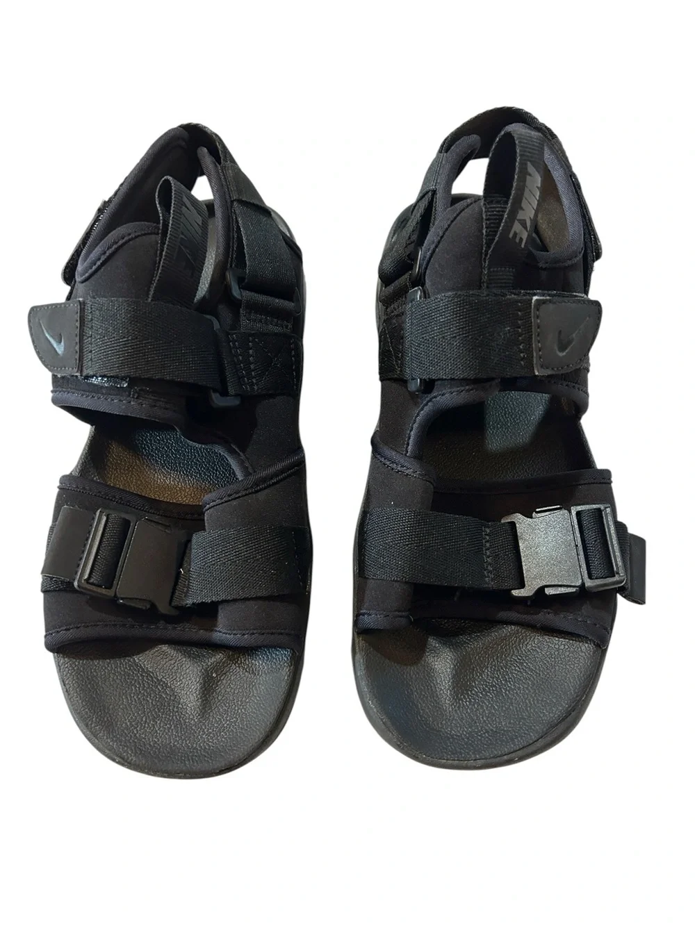 Nike Canyon Sandals Triple Black CW9704-001 Women’s Size 7 Hiking Outdoor Comfor